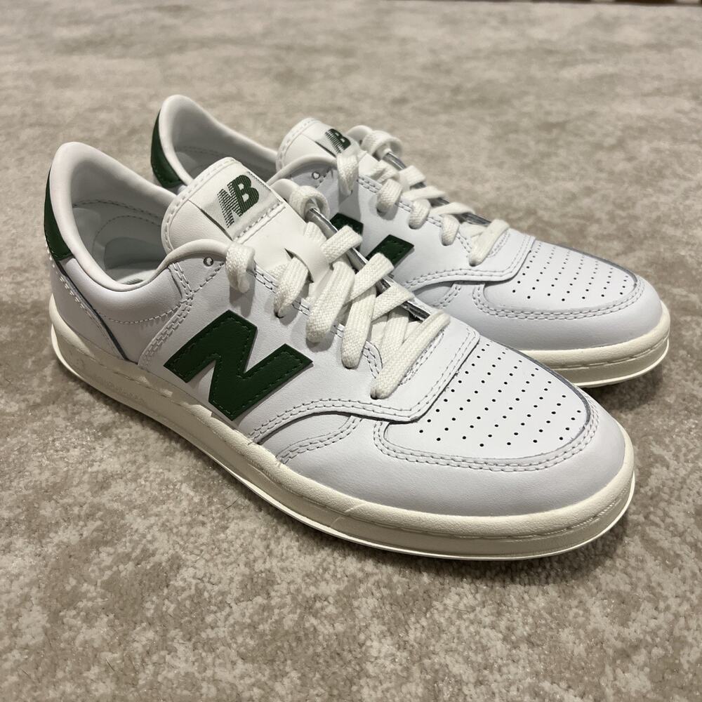 New Balance T500 Unisex Shoes White/green Men’s 7 Women’s 8.5